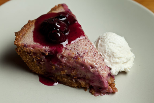 Lemon blueberry pie