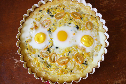 Polenta pie